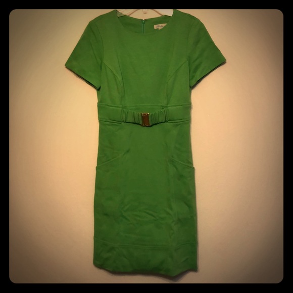 Green Dress with Pockets - Picture 1 of 2